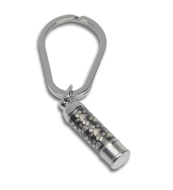 Paw Prints Cylinder- Keychain