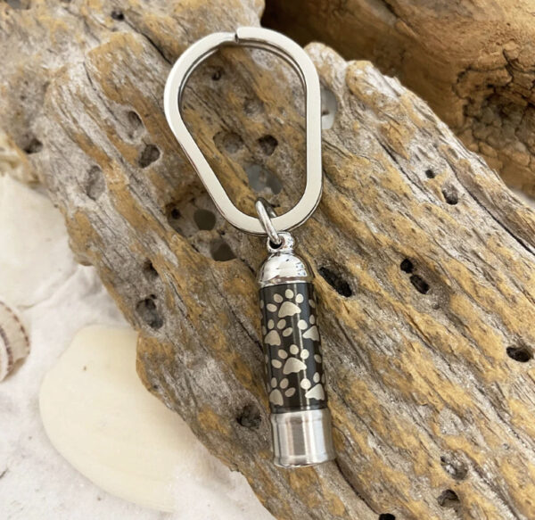 Paw Prints Cylinder- Keychain - Image 3